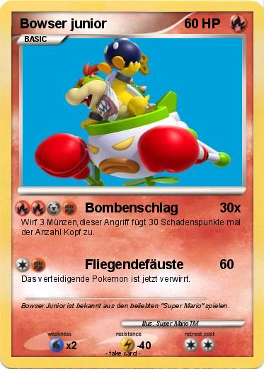 Pokemon Bowser junior