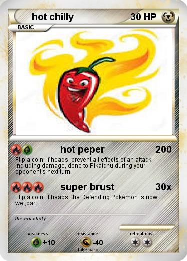 Pokemon hot chilly