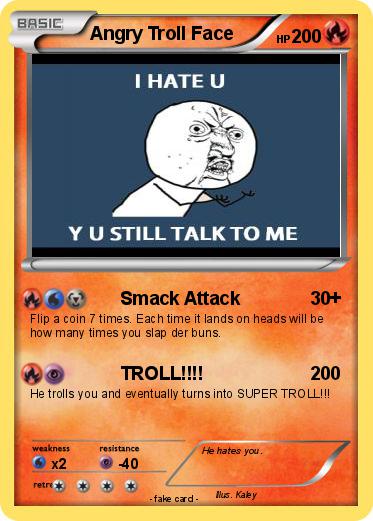 Pokemon Angry Troll Face