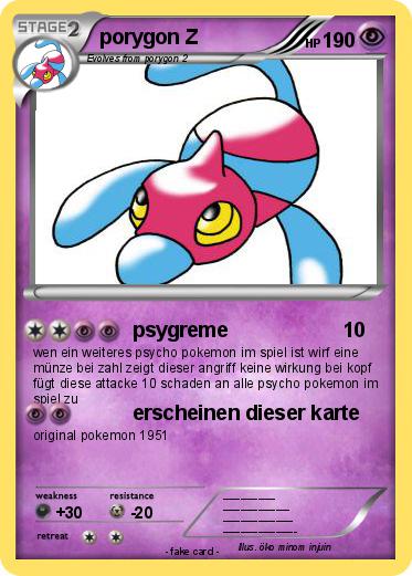 Pokemon porygon Z