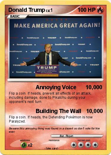 Pokemon Donald Trump