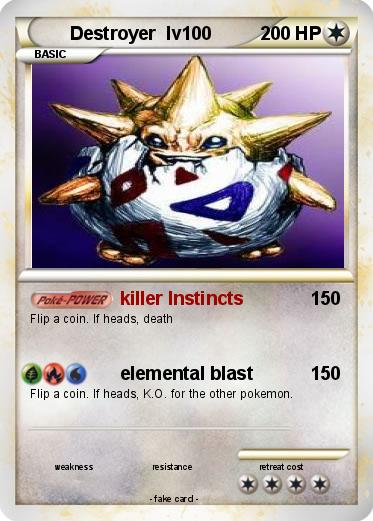 Pokemon Destroyer  lv100