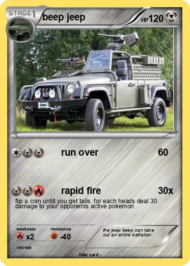 Pokemon beep jeep