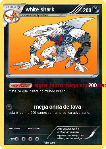 Pokemon white shark