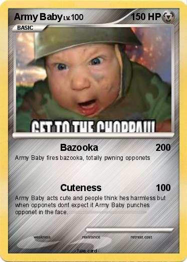 Pokemon Army Baby