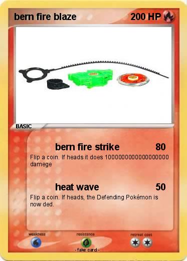 Pokemon bern fire blaze