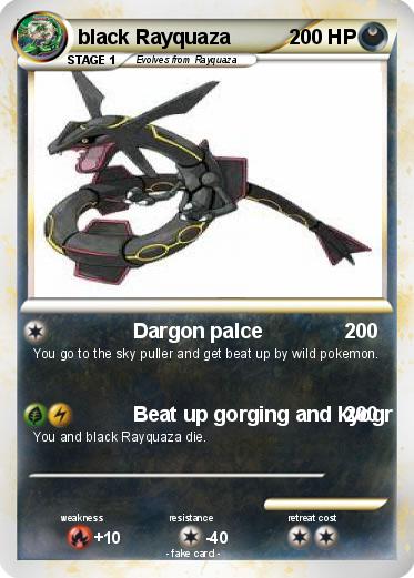 Pokemon black Rayquaza