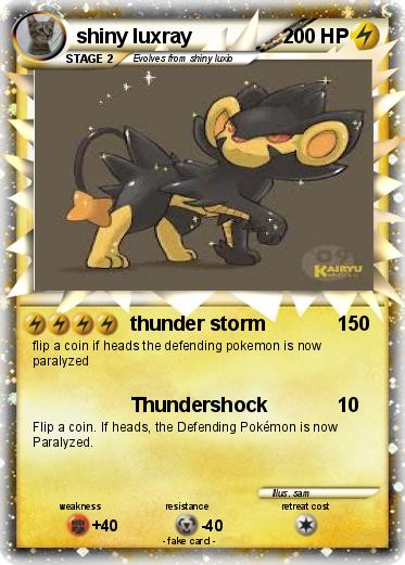 Pokemon shiny luxray