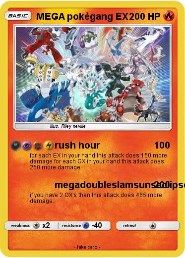 Pokemon MEGA pokègang EX