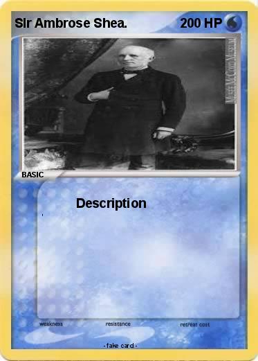 Pokemon SIr Ambrose Shea.