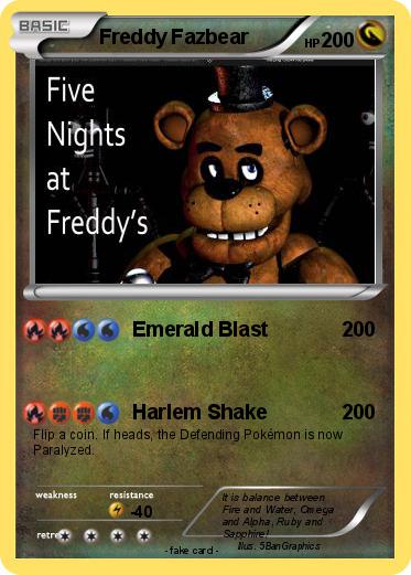 Pokemon Freddy Fazbear