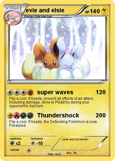 Pokemon evie and elsie