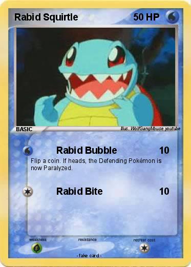 Pokemon Rabid Squirtle