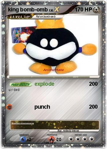 Pokemon king bomb-omb