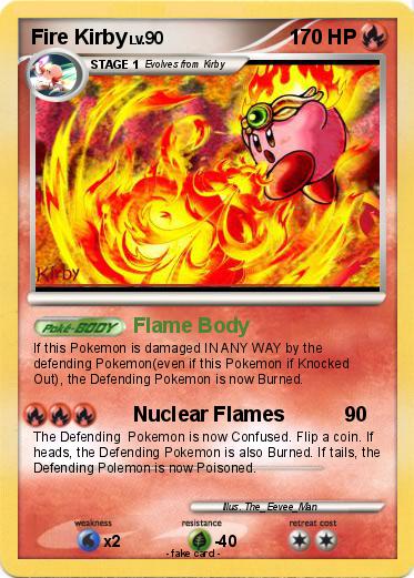 Pokemon Fire Kirby