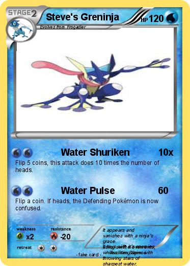 Pokemon Steve's Greninja