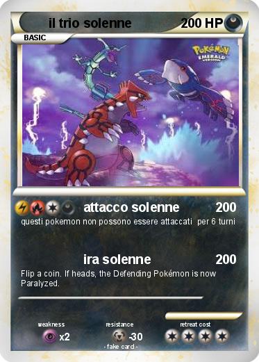 Pokemon il trio solenne