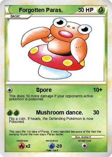 Pokemon Forgotten Paras.