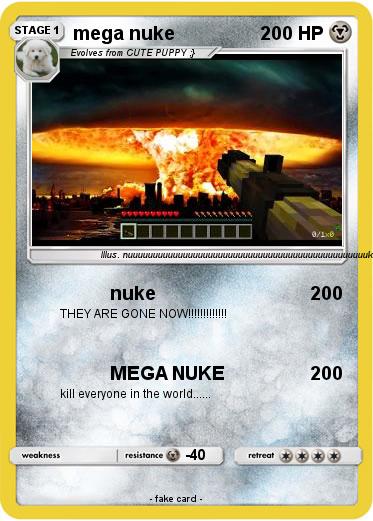Pokemon mega nuke
