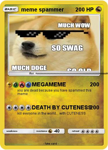 Pokemon meme spammer