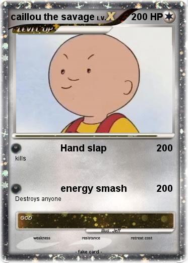 Pokemon caillou the savage