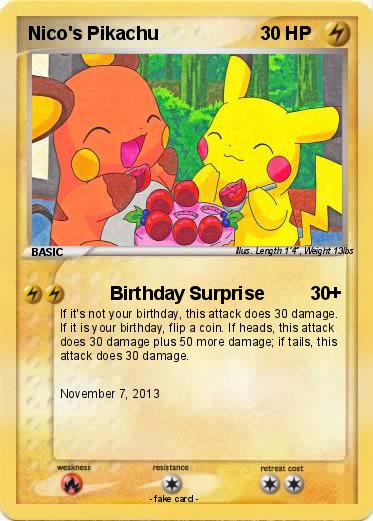 Pokemon Nico's Pikachu