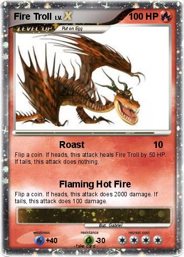 Pokemon Fire Troll
