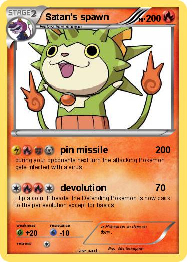 Pokemon Satan's spawn