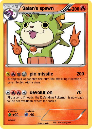 Pokemon Satan's spawn