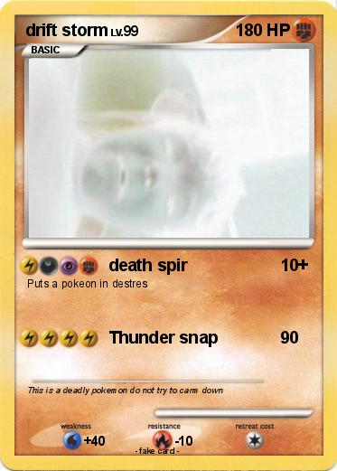 Pokemon drift storm