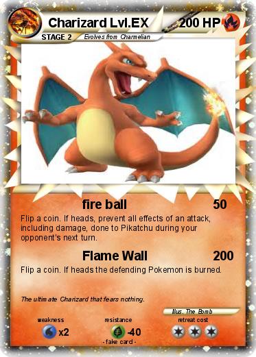 Pokemon Charizard Lvl.EX