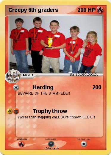 Pokemon Creepy 6th graders