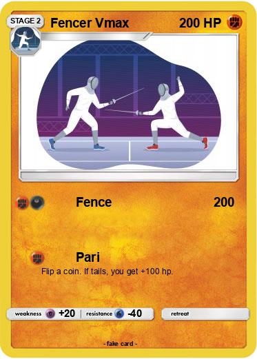 Pokemon Fencer Vmax