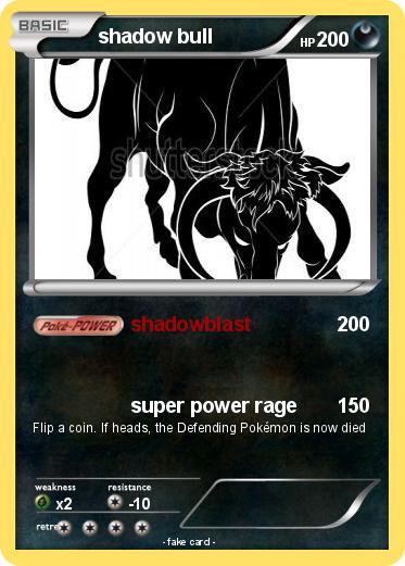 Pokemon shadow bull