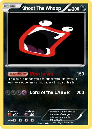 Pokemon Shoot The Whoop