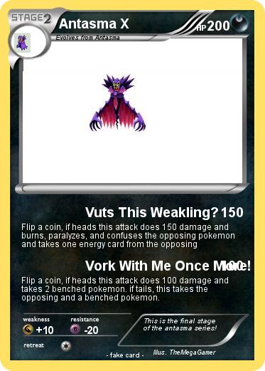 Pokemon Antasma X