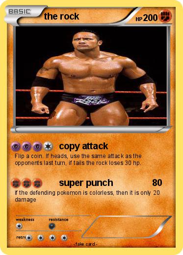 Pokemon the rock