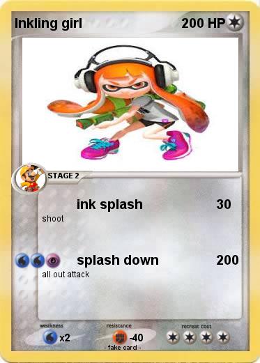 Pokemon Inkling girl