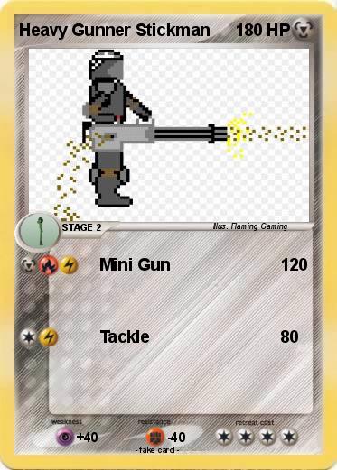 Pokemon Heavy Gunner Stickman