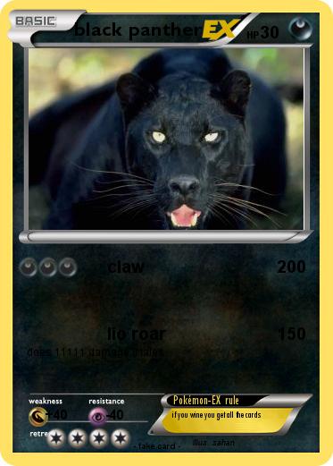 Pokemon black panther