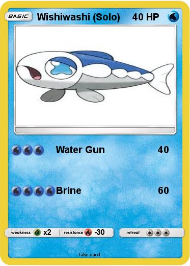 Pokemon Wishiwashi (Solo)