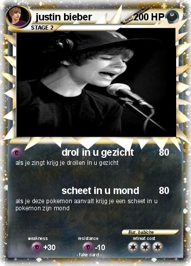 Pokemon justin bieber