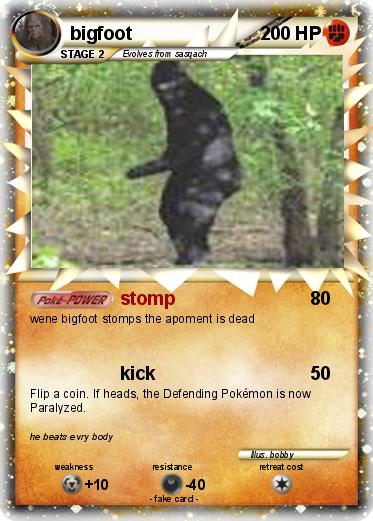 Pokemon bigfoot