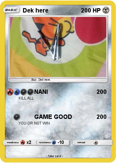 Pokemon Dek here