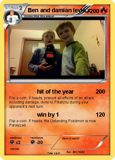 Pokemon Ben and damian levle x