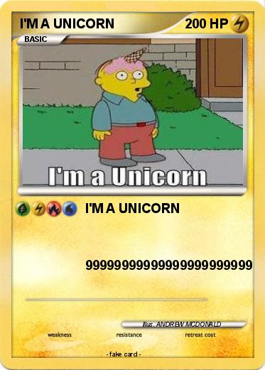 Pokemon I'M A UNICORN