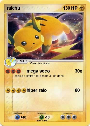 Pokemon raichu
