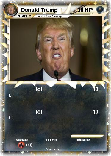 Pokemon Donald Trump