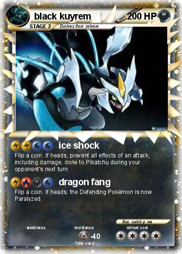 Pokemon black kuyrem