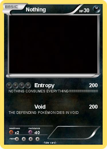 Pokemon Nothing